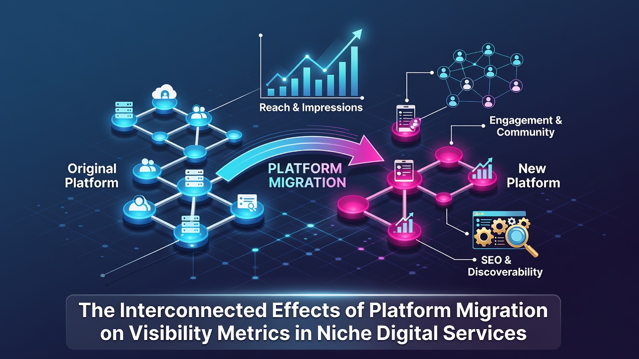 The Interconnected Effects of Platform Migration on Visibility Metrics in Niche Digital Services